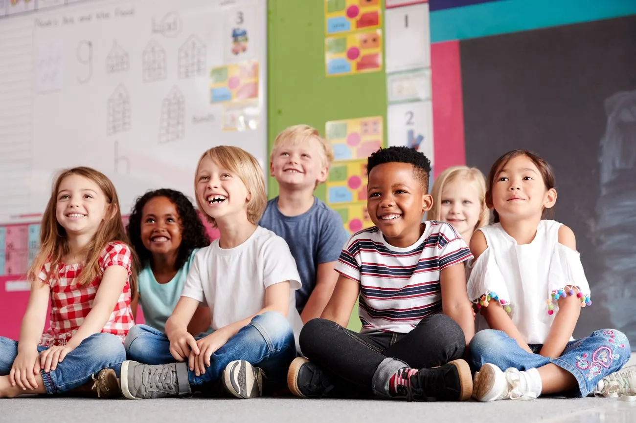 Students and families at a tutoring center
