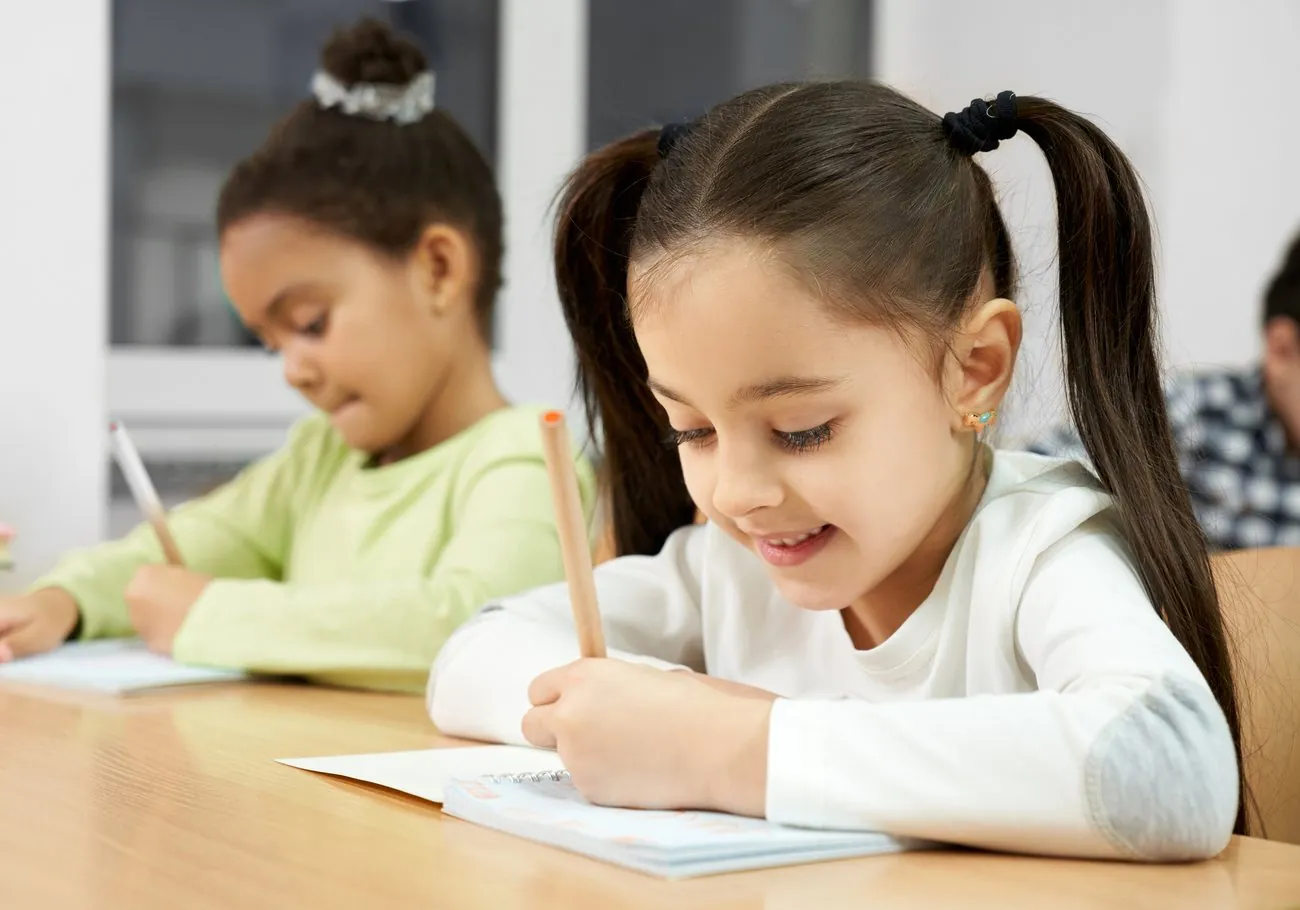 Students and families at a tutoring center
